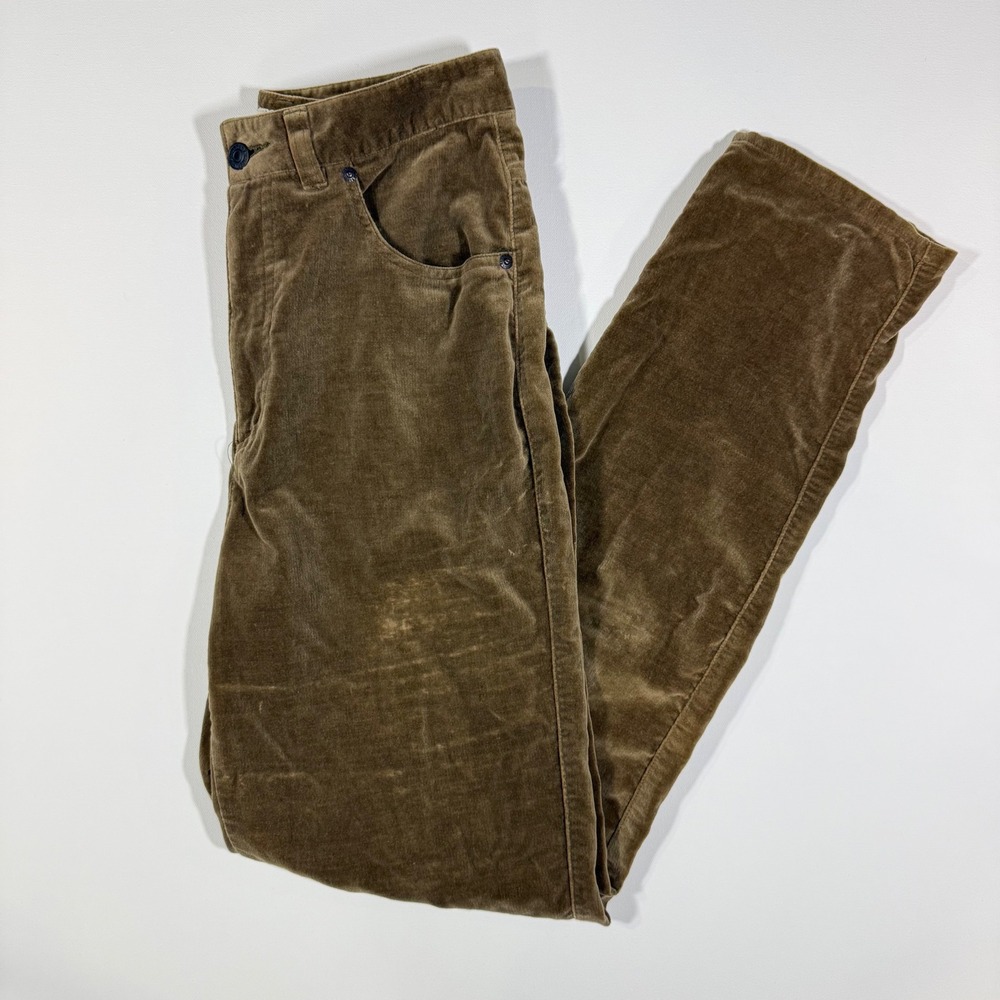 VTG Banana‎ Republic Corduroy Pants Womens 8 Brown High Rise Straight Leg 90s